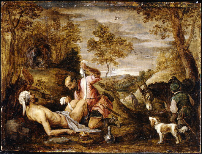 The Good Samaritan - David Teniers the Younger