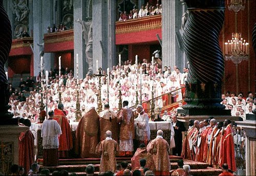 last papal mass altar