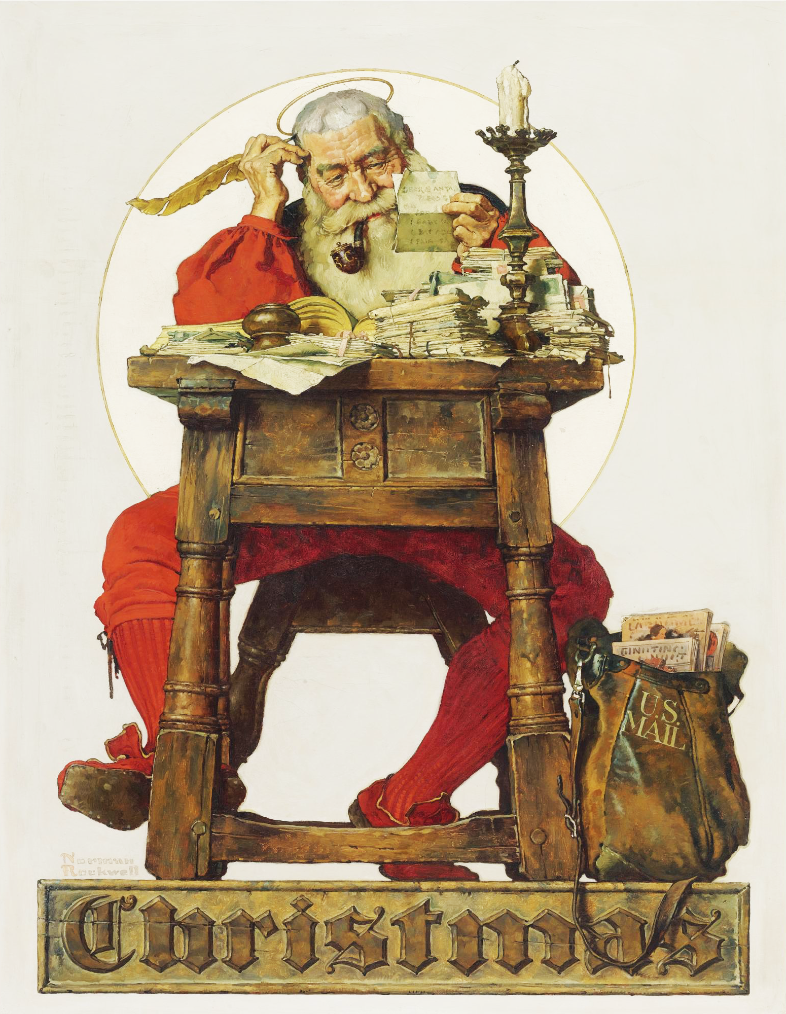 Norman Rockwell Saturday Evening Post cover, Dec 21, 1935