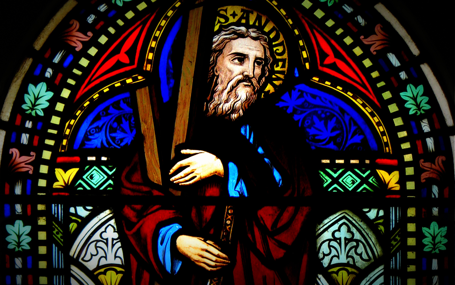 St Andrew with the Saltire