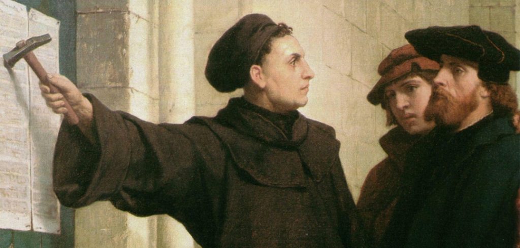 Martin Luther's 95 Theses Ferdinand Pauwels, 1872