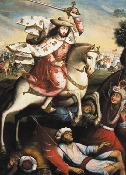 Santiago_Matamoros,_18th_century