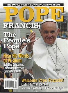 Pope Francis america visit cover people's pope in person