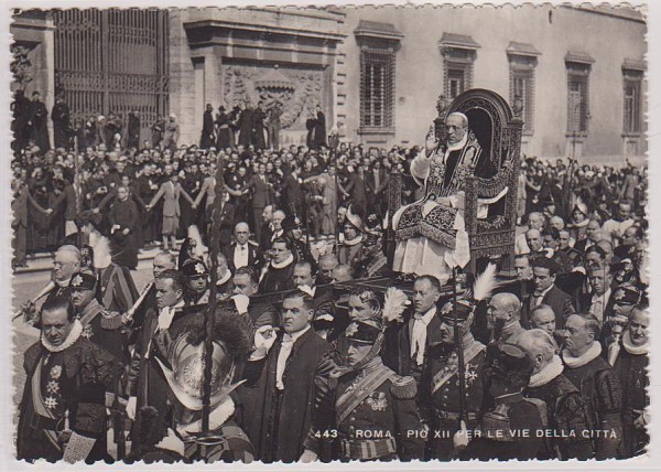 Procession with Pope PiusXII