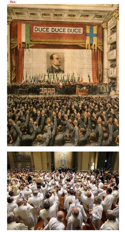 pope francis il duce