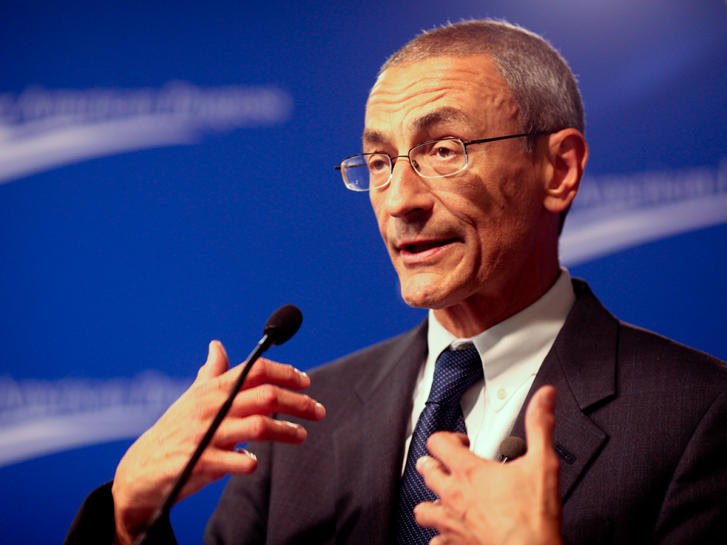 John Podesta. Image courtesy of the Center for American Progress (Creative Commons)