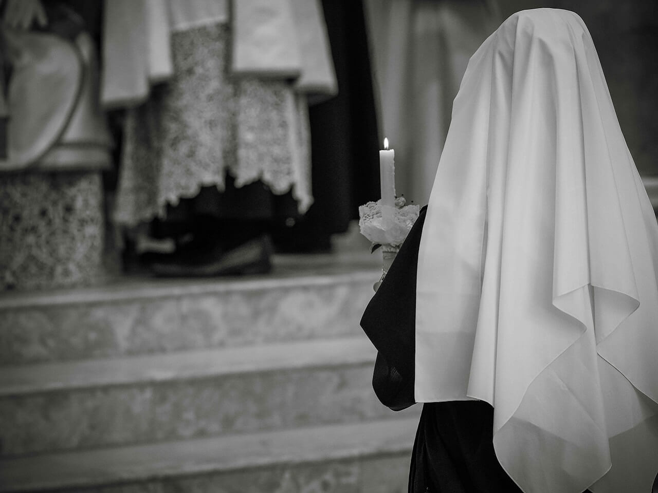 nun candle heartbeat