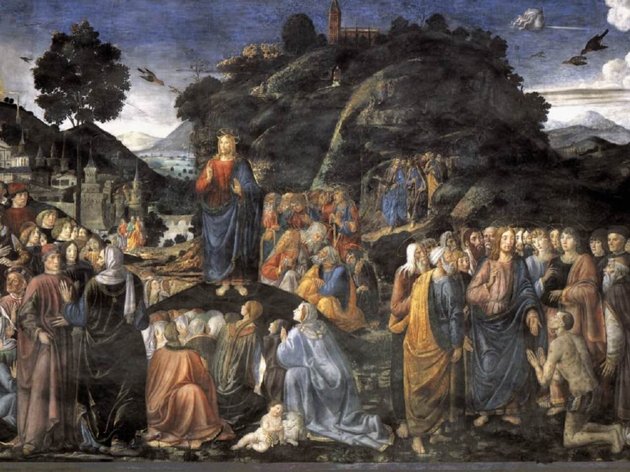 christ sermon on the mount teach to pray