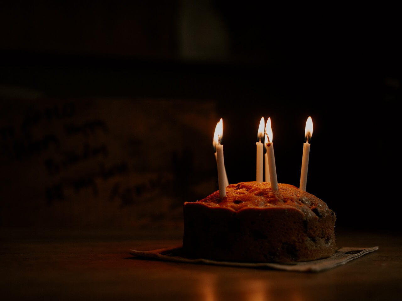 birthday cake suffering
