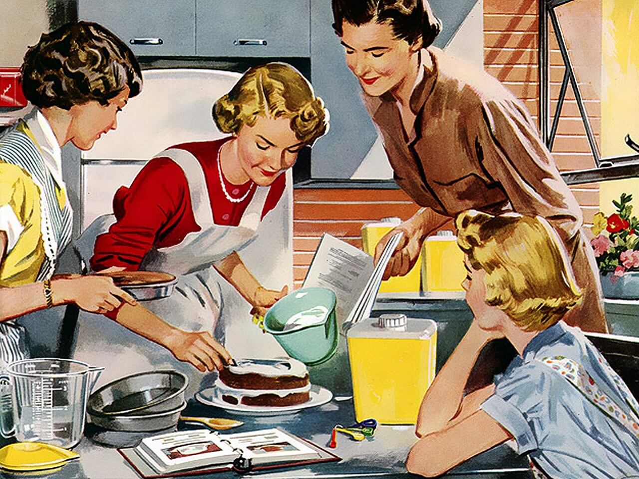 retro women