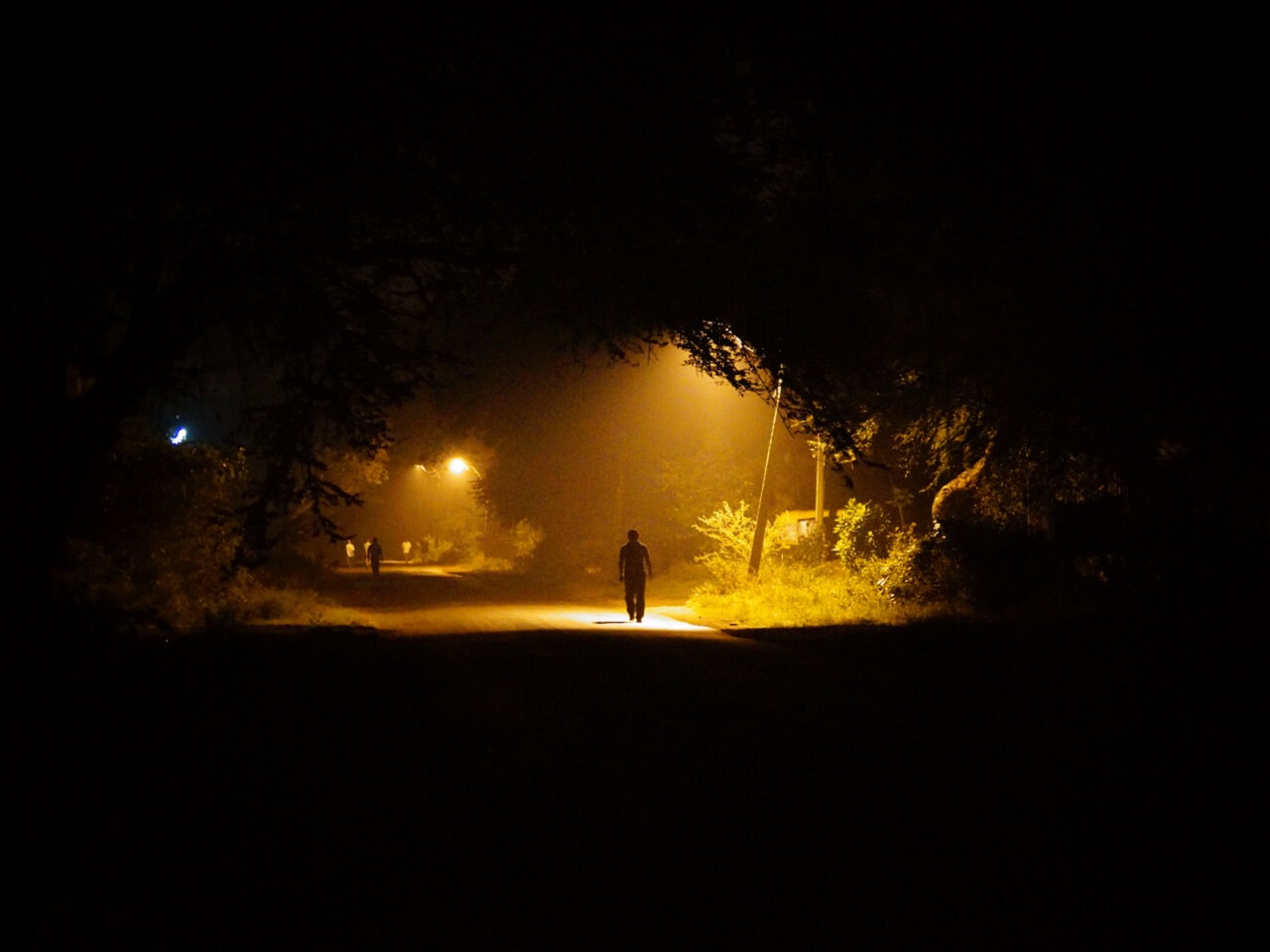 lonely walk street