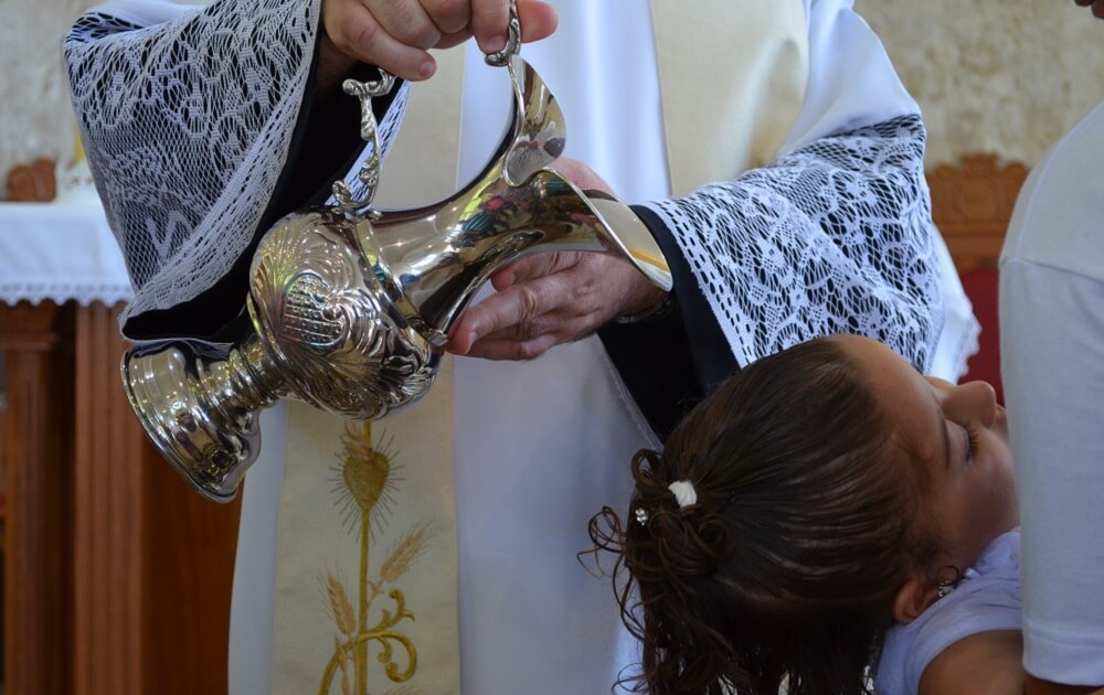 baptism pour